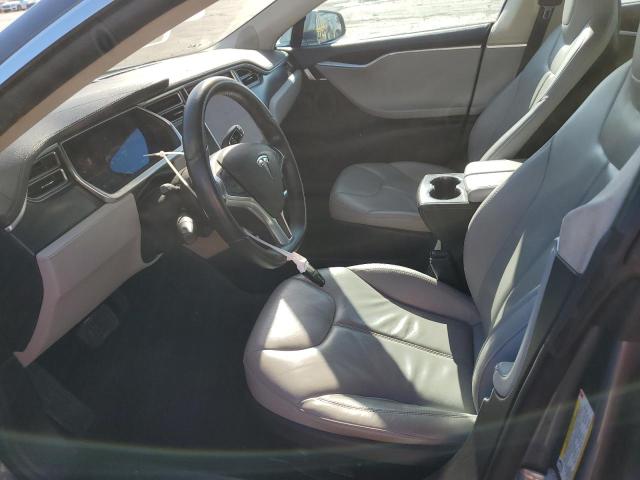 5YJSA1S17EFP32619 - 2014 TESLA MODEL S GRAY photo 7