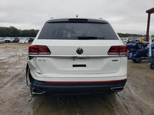 1V2KR2CA1MC557078 - 2021 VOLKSWAGEN ATLAS SE Սպիտակ լուսանկար 6