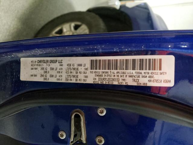 3C6UR5MJ2EG303153 - 2014 RAM 2500 SLT BLUE photo 12