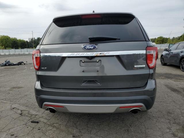 1FM5K7DH9HGA48930 - 2017 FORD EXPLORER XLT ნაცრისფერი ფოტო 6
