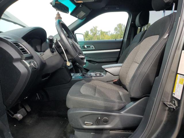 1FM5K7DH9HGA48930 - 2017 FORD EXPLORER XLT ნაცრისფერი ფოტო 7