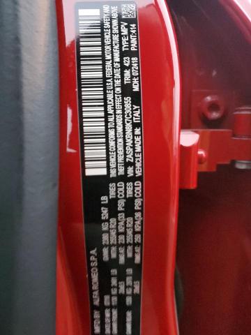 ZASPAKBN8K7C30855 - 2019 ALFA ROMEO STELVIO TI Կարմիր լուսանկար 13