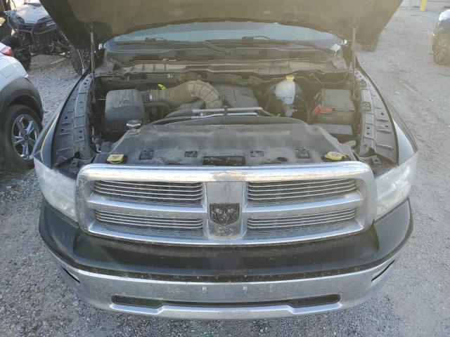 1C6RD7GT0CS214300 - 2012 DODGE RAM 1500 SLT BLACK photo 11