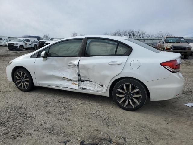 19XFB2F94FE206184 - 2015 HONDA CIVIC EXL WHITE photo 2
