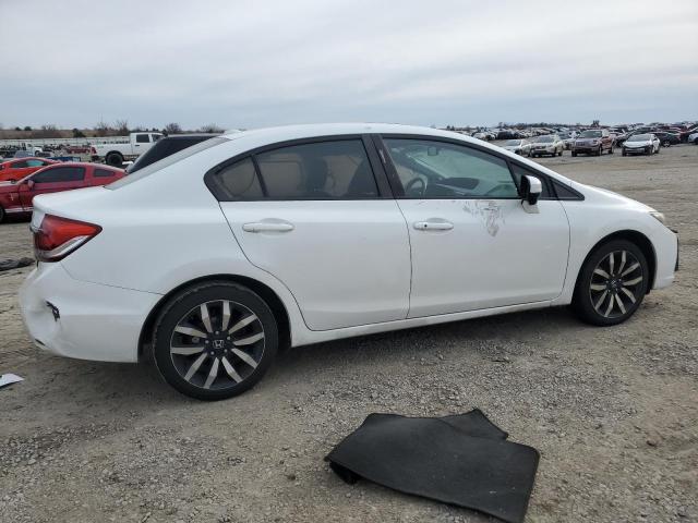 19XFB2F94FE206184 - 2015 HONDA CIVIC EXL WHITE photo 3