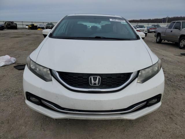 19XFB2F94FE206184 - 2015 HONDA CIVIC EXL WHITE photo 5