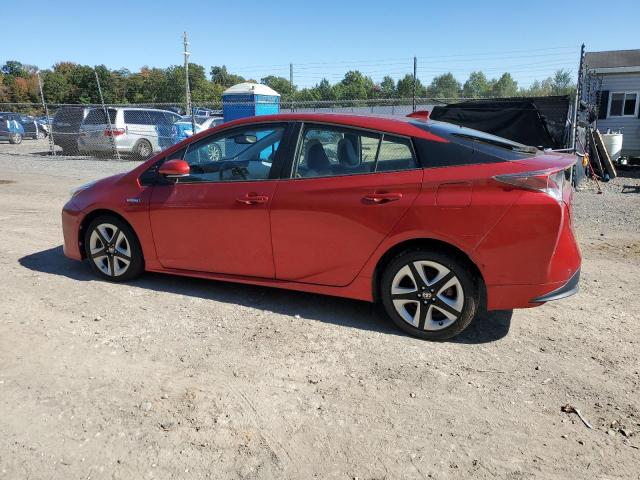JTDKARFU5H3538935 - 2017 TOYOTA PRIUS RED photo 2