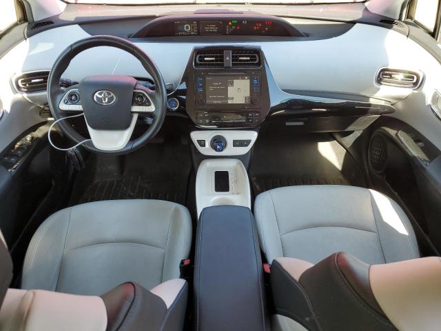 JTDKARFU5H3538935 - 2017 TOYOTA PRIUS RED photo 8