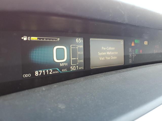 JTDKARFU5H3538935 - 2017 TOYOTA PRIUS RED photo 9