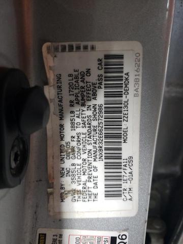 1NXBR32E66Z572986 - 2006 TOYOTA COROLLA CE SILVER photo 12