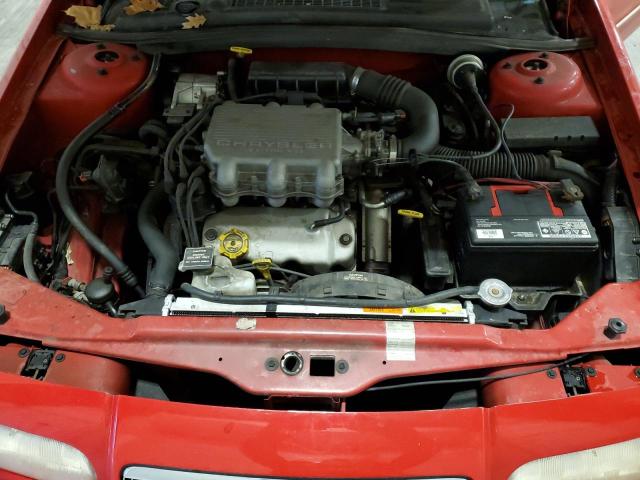 1C3EU4532SF539115 - 1995 CHRYSLER LEBARON GTC RED photo 11