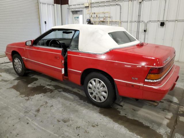 1C3EU4532SF539115 - 1995 CHRYSLER LEBARON GTC RED photo 2