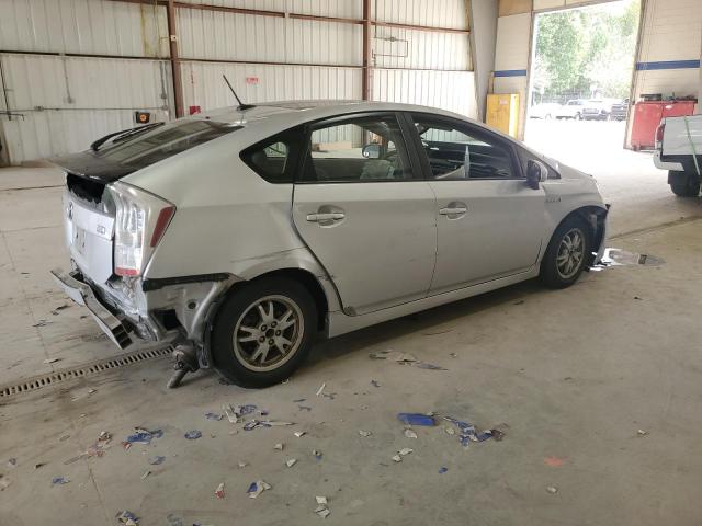 JTDKN3DUXB0308207 - 2011 TOYOTA PRIUS SILVER photo 3