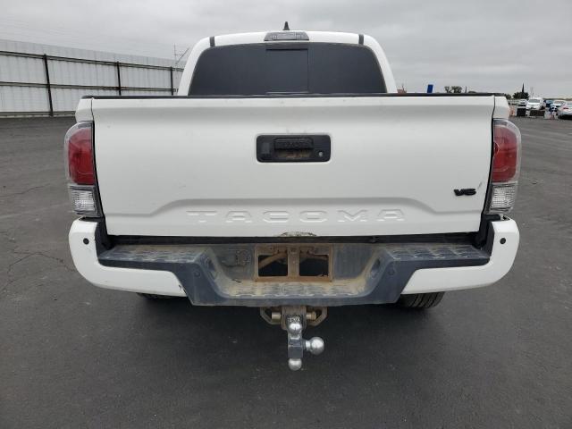 3TMCZ5AN8NM530005 - 2022 TOYOTA TACOMA DOUBLE CAB WHITE photo 6