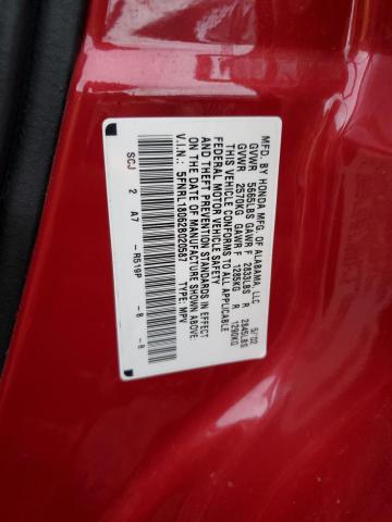 5FNRL18062B020587 - 2002 HONDA ODYSSEY EXL Tünd qırmızı foto 13