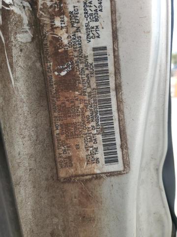 5TESN92N63Z269115 - 2003 TOYOTA TACOMA XTRACAB PRERUNNER ვერცხლისფერი ფოტო 12