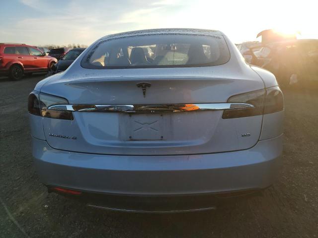 5YJSA1H16EFP32411 - 2014 TESLA MODEL S SILVER photo 6