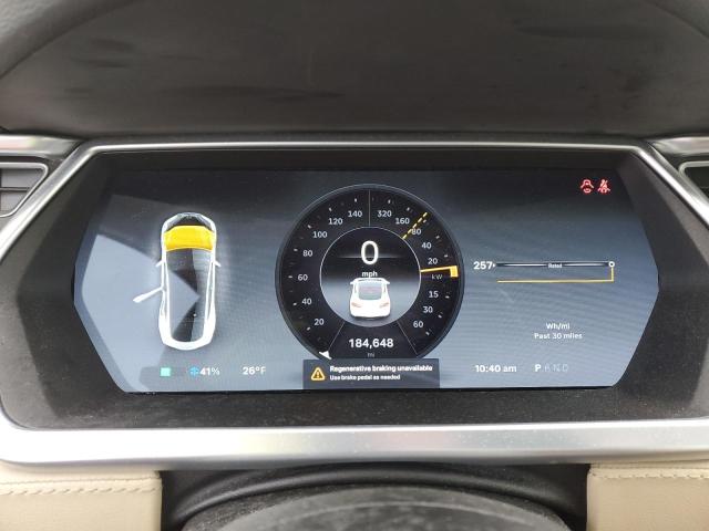 5YJSA1H16EFP32411 - 2014 TESLA MODEL S SILVER photo 9