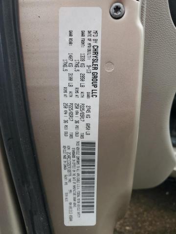 2C4RC1CG5ER168775 - 2014 CHRYSLER TOWN & COU TOURING L TAN photo 13