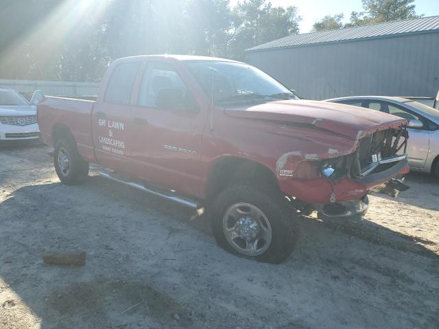 3D7KU28D34G176757 - 2004 DODGE RAM 2500 ST წითელი ფოტო 4