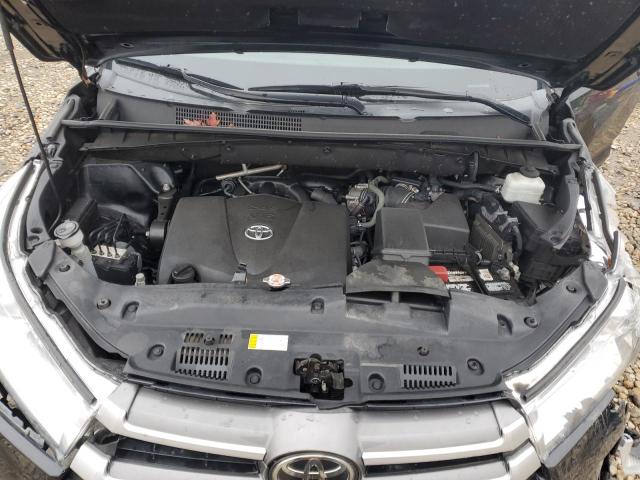 5TDJZRFH8KS627993 - 2019 TOYOTA HIGHLANDER SE BLACK photo 12