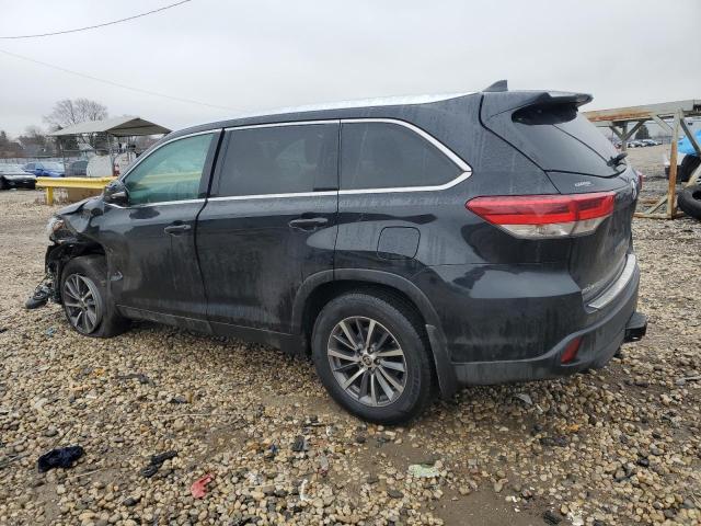 5TDJZRFH8KS627993 - 2019 TOYOTA HIGHLANDER SE BLACK photo 2