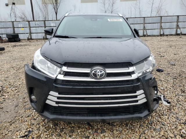 5TDJZRFH8KS627993 - 2019 TOYOTA HIGHLANDER SE BLACK photo 5