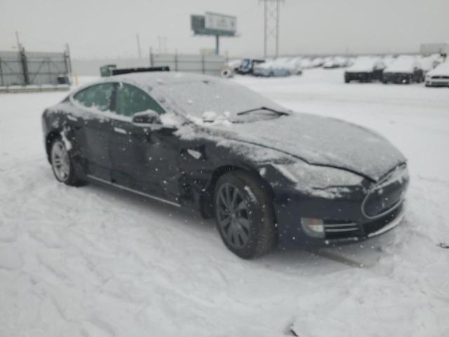 5YJSA1H10EFP61712 - 2014 TESLA MODEL S BLACK photo 4
