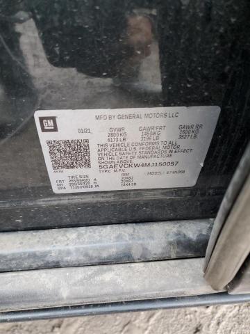 5GAEVCKW4MJ150057 - 2021 BUICK ENCLAVE AVENIR BLUE photo 14