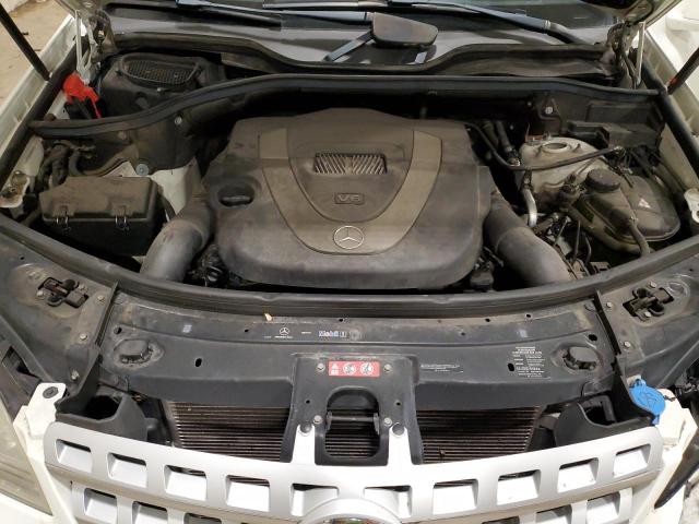 4JGBB8GB9BA674844 - 2011 MERCEDES-BENZ ML 350 4MATIC WHITE photo 12