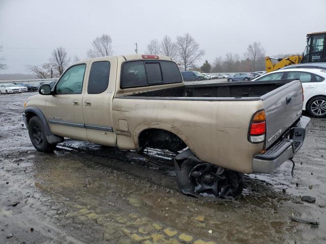 5TBBT44162S288724 - 2002 TOYOTA TUNDRA ACCESS CAB 金色 照片 2