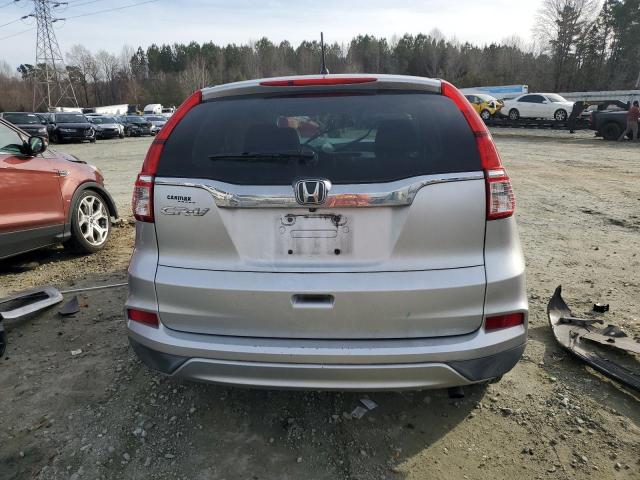 2HKRM3H54FH519156 - 2015 HONDA CR-V EX SILVER photo 6