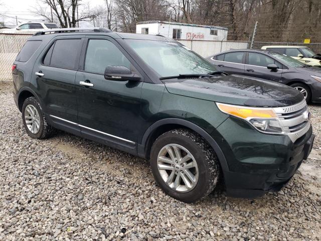 1FM5K8D88DGB56942 - 2013 FORD EXPLORER XLT GREEN photo 4