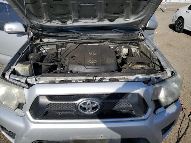 3TMJU4GNXDM143896 - 2013 TOYOTA TACOMA DOUBLE CAB PRERUNNER SILVER photo 11