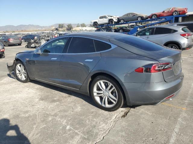 5YJSA1CG1DFP05014 - 2013 TESLA MODEL S GRAY photo 2