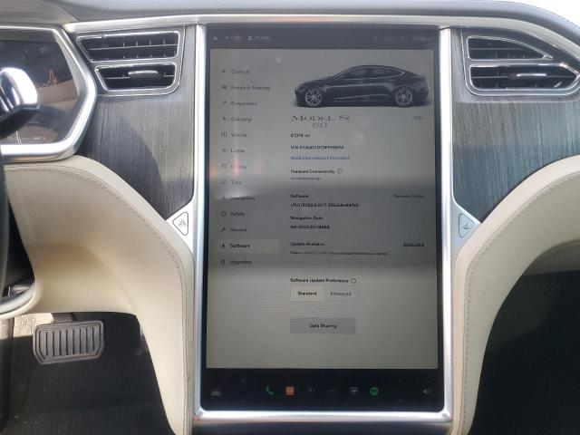 5YJSA1CG1DFP05014 - 2013 TESLA MODEL S GRAY photo 9
