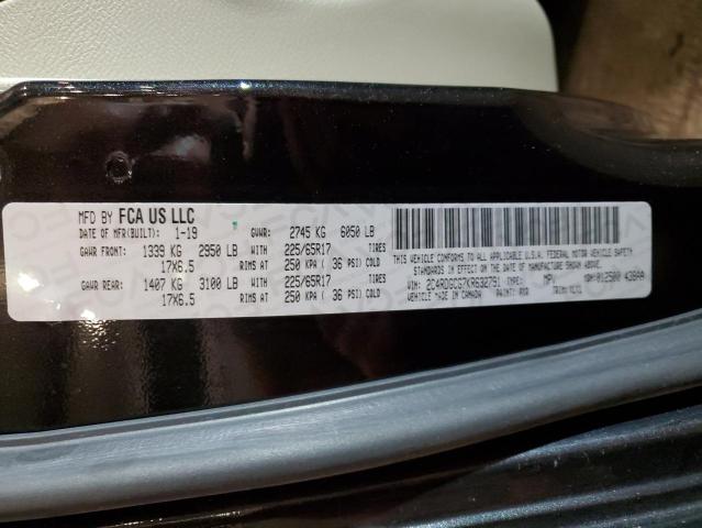 2C4RDGCG7KR632791 - 2019 DODGE GRAND CARAVAN SXT 黑色 照片 14