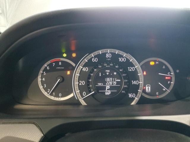 1HGCR2F31DA033221 - 2013 HONDA ACCORD LX GRAY photo 9