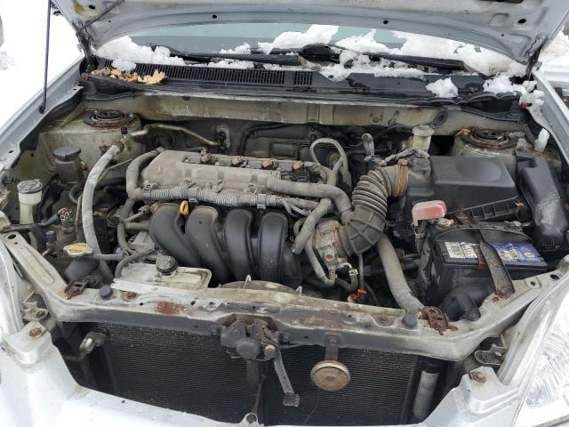 2T1KR32E46C596690 - 2006 TOYOTA COROLLA MA XR SILVER photo 11