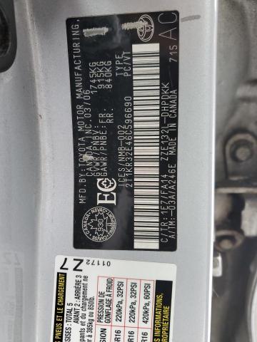 2T1KR32E46C596690 - 2006 TOYOTA COROLLA MA XR SILVER photo 13