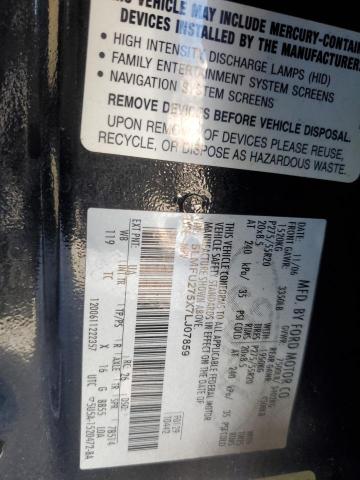 5LMFU275X7LJ07859 - 2007 LINCOLN NAVIGATOR შავი ფოტო 14