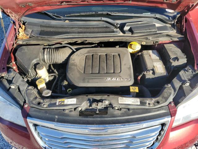 2C4RC1BGXGR246486 - 2016 CHRYSLER TOWN & COU TOURING MAROON photo 12