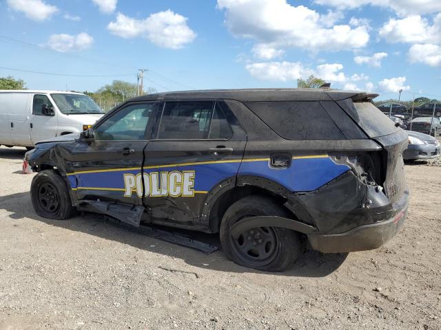 1FM5K8AC0LGA83329 - 2020 FORD EXPLORER POLICE INTERCEPTOR Czarny zdjęcie 2