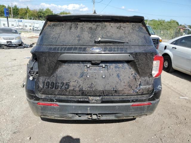 1FM5K8AC0LGA83329 - 2020 FORD EXPLORER POLICE INTERCEPTOR Czarny zdjęcie 6