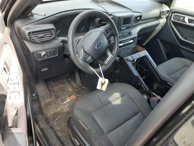 1FM5K8AC0LGA83329 - 2020 FORD EXPLORER POLICE INTERCEPTOR Czarny zdjęcie 8