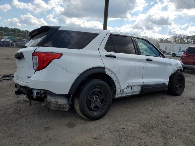 1FM5K8AW9MNA22164 - 2021 FORD EXPLORER POLICE INTERCEPTOR Beyaz fotoğraf 3