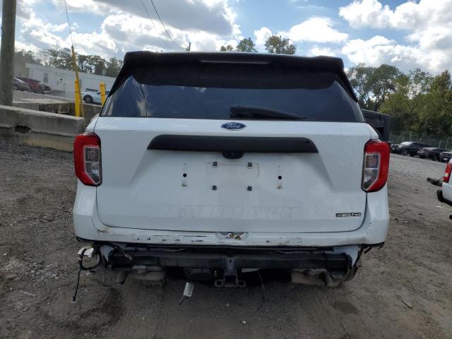 1FM5K8AW9MNA22164 - 2021 FORD EXPLORER POLICE INTERCEPTOR Beyaz fotoğraf 6