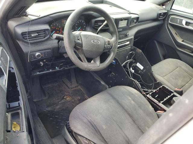 1FM5K8AW9MNA22164 - 2021 FORD EXPLORER POLICE INTERCEPTOR Beyaz fotoğraf 8