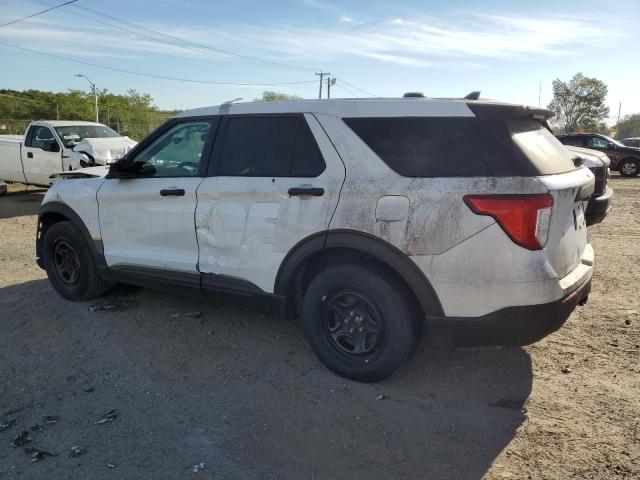 1FM5K8AW2MNA22717 - 2021 FORD EXPLORER POLICE INTERCEPTOR Blanco foto 2