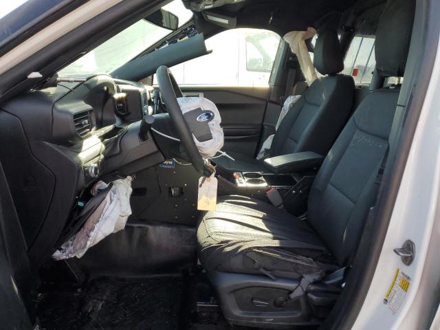 1FM5K8AW2MNA22717 - 2021 FORD EXPLORER POLICE INTERCEPTOR Blanco foto 7